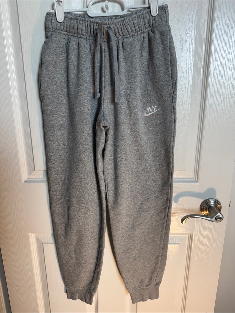 Nike Women’s (Sz XS) Gray Drawstring Fleece Joggers